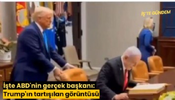 İşte ABD'nin gerçek başkanı: Trump'ın tartışılan görüntüsü