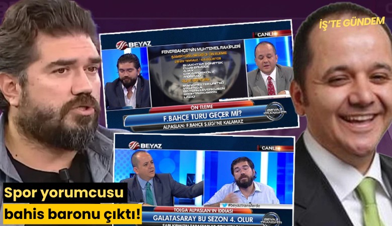 Spor yorumcusu yasadışı bahis baronu çıktı