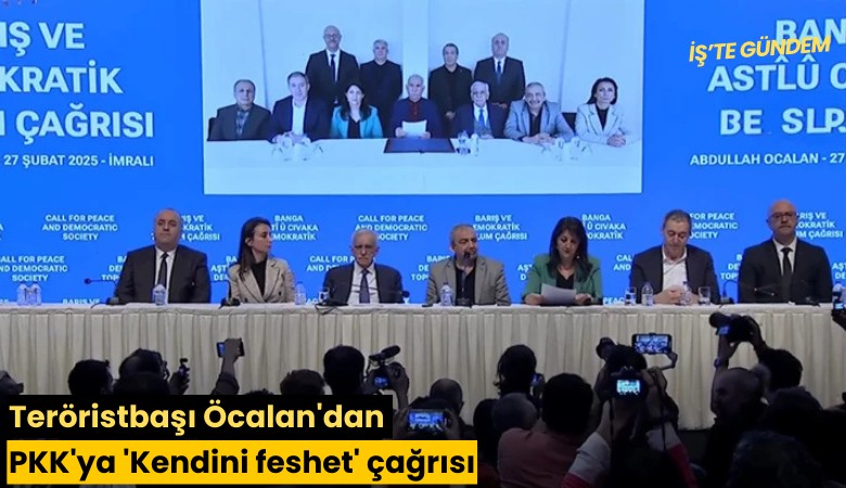 Teröristbaşı Öcalan'dan PKK'ya 'Kendini feshet' çağrısı