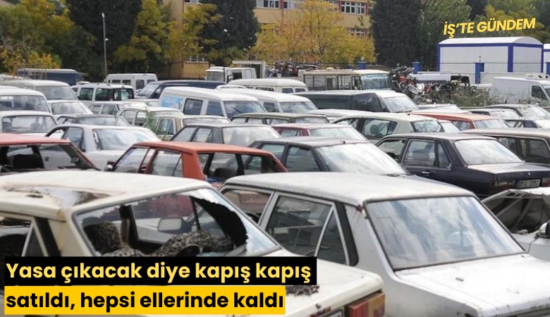 Yasa çıkacak diye kapış kapış satıldı, hepsi ellerinde kaldı