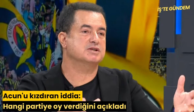 Acun'u kızdıran iddia: Hangi partiye oy verdiğini açıkladı