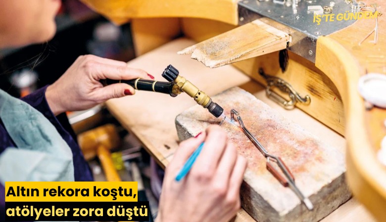 Altın rekora koştu, atölyeler zora düştü