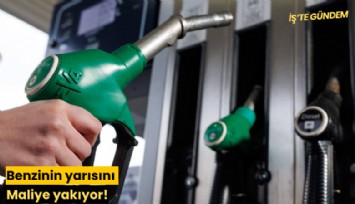 Benzinin yarısını Maliye yakıyor!