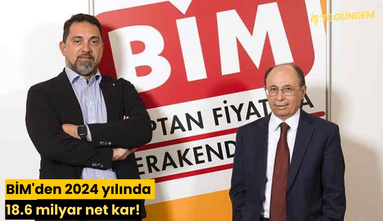 BİM'den 2024 yılında 18.6 milyar net kar!