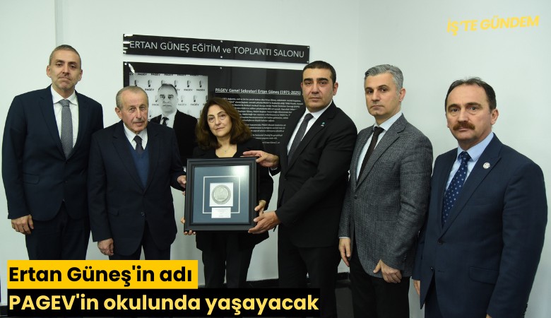 Ertan Güneş'in adı PAGEV'in okulunda yaşayacak