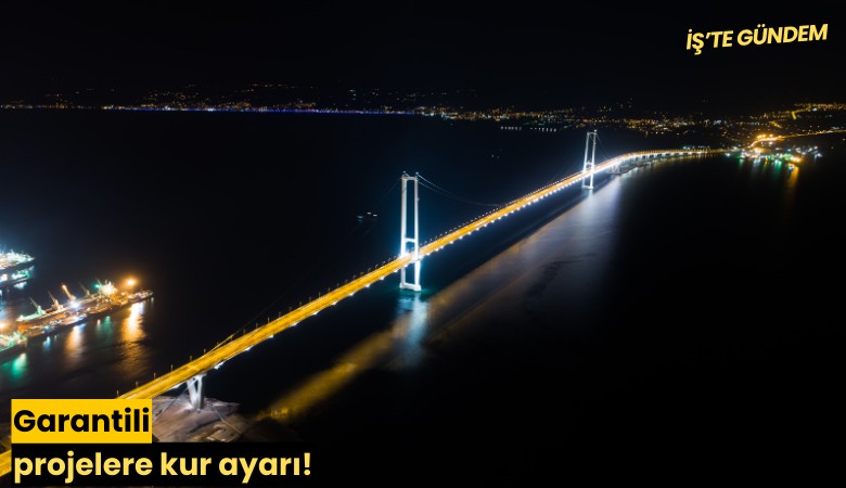 Garantili projelere kur ayarı!