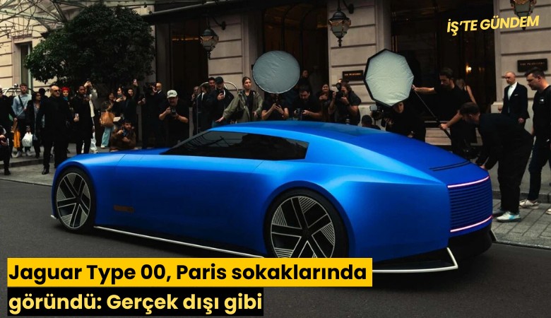 Jaguar Type 00, Paris sokaklarında göründü: Gerçek dışı gibi