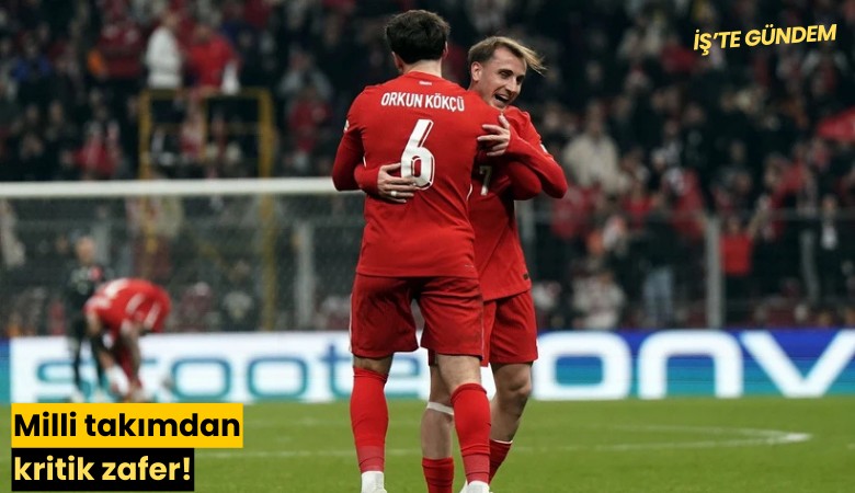 Milli takımdan kritik zafer!
