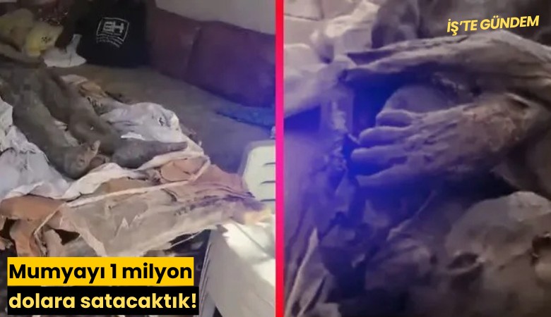 Mumyayı 1 milyon dolara satacaktık!