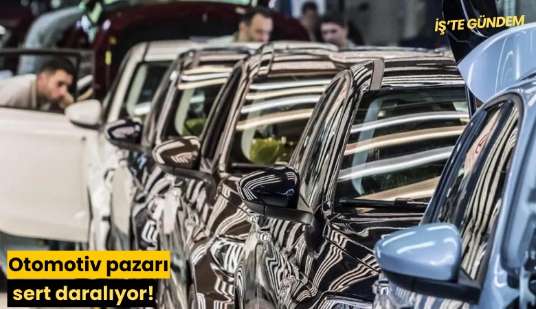 Otomotiv pazarı sert daralıyor!