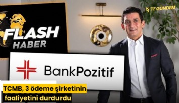 TCMB, 3 ödeme şirketinin faaliyetini durdurdu