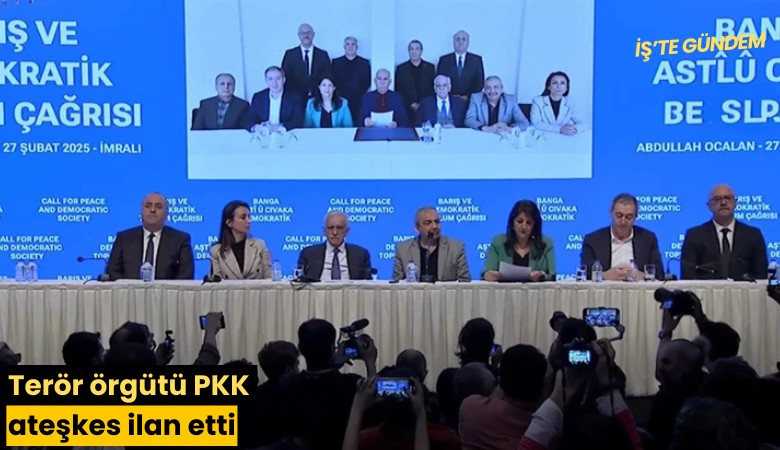 Terör örgütü PKK ateşkes ilan etti