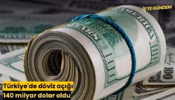 Türkiye'de döviz açığı 140 milyar dolar oldu