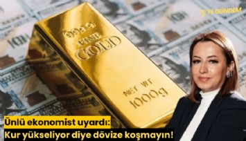 Ünlü ekonomist uyardı: Kur yükseliyor diye dövize koşmayın!