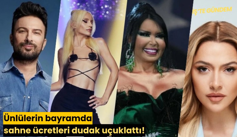 Ünlülerin bayramda sahne ücretleri dudak uçuklattı!