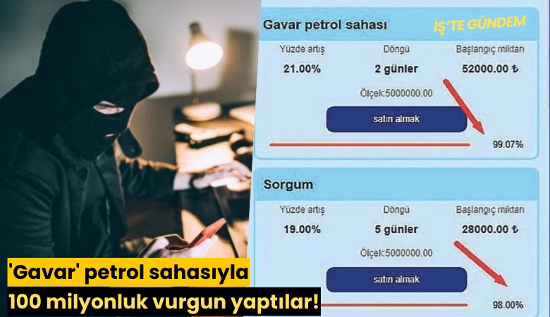 'Gavar' petrol sahasıyla 100 milyonluk vurgun yaptılar!
