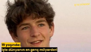 19 yaşında: İşte dünyanın en genç milyarderi