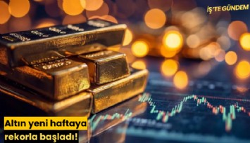 Altın yeni haftaya rekorla başladı!