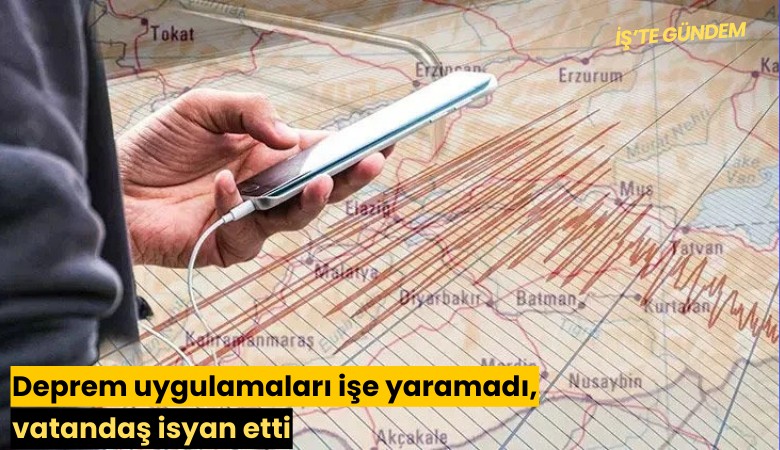 Deprem uygulamaları işe yaramadı, vatandaş isyan etti