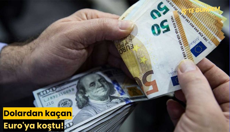 Dolardan kaçan Euro'ya koştu!