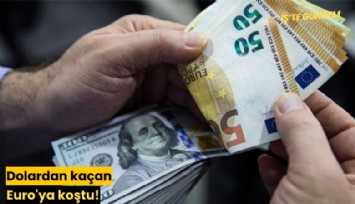 Dolardan kaçan Euro'ya koştu!