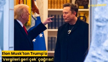 Elon Musk'tan Trump'a 'Vergileri geri çek' çağrısı!