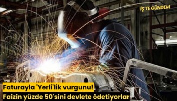 Faturayla 'Yerli'lik vurgunu! Faizin yüzde 50'sini devlete ödetiyorlar