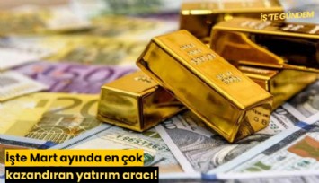 İşte Mart ayında en çok kazandıran yatırım aracı!