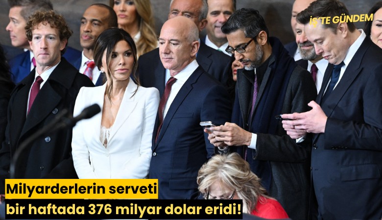 Milyarderlerin serveti bir haftada 376 milyar dolar eridi!