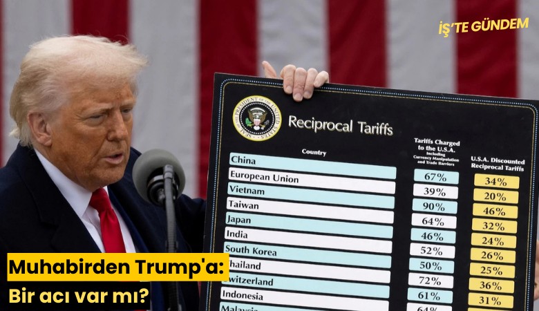 Muhabirden Trump'a: Bir acı var mı?