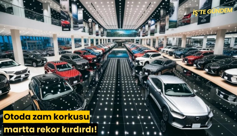 Otoda zam korkusu martta rekor kırdırdı!