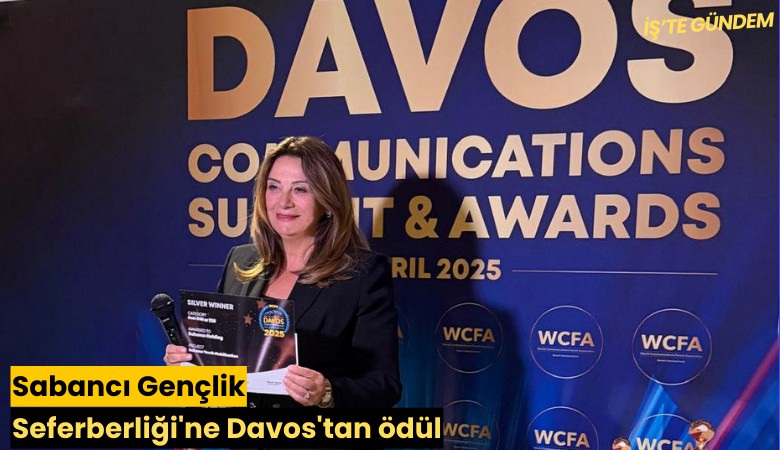Sabancı Gençlik Seferberliği'ne Davos'tan ödül