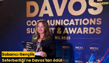 Sabancı Gençlik Seferberliği'ne Davos'tan ödül