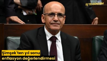 Şimşek'ten yıl sonu enflasyon değerlendirmesi
