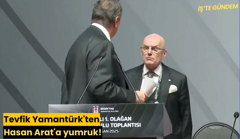 Tevfik Yamantürk'ten Hasan Arat'a yumruk!