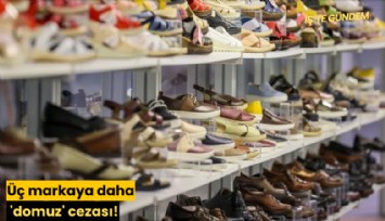 Üç markaya daha 'domuz' cezası!