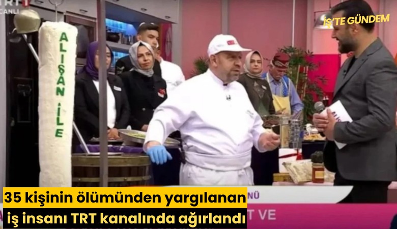 35 kişinin ölümünden yargılanan iş insanı TRT kanalında ağırlandı