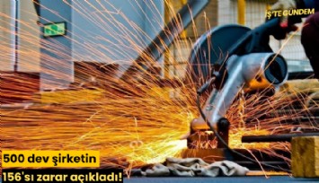 500 dev şirketin 156'sı zarar açıkladı!