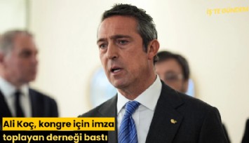 Ali Koç, kongre için imza toplayan derneği bastı