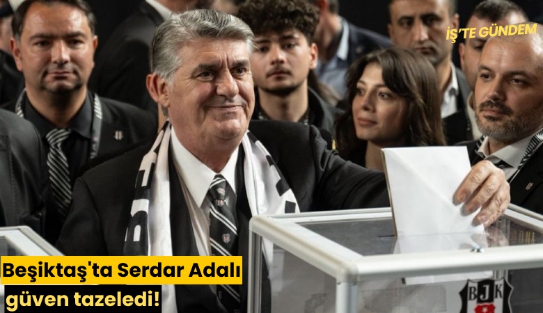 Beşiktaş'ta Serdar Adalı güven tazeledi!