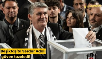 Beşiktaş'ta Serdar Adalı güven tazeledi!