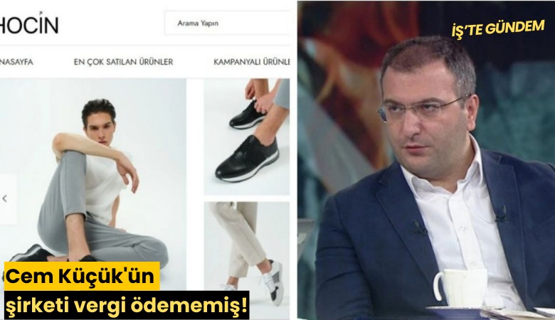 Cem Küçük'ün şirketi vergi ödememiş!