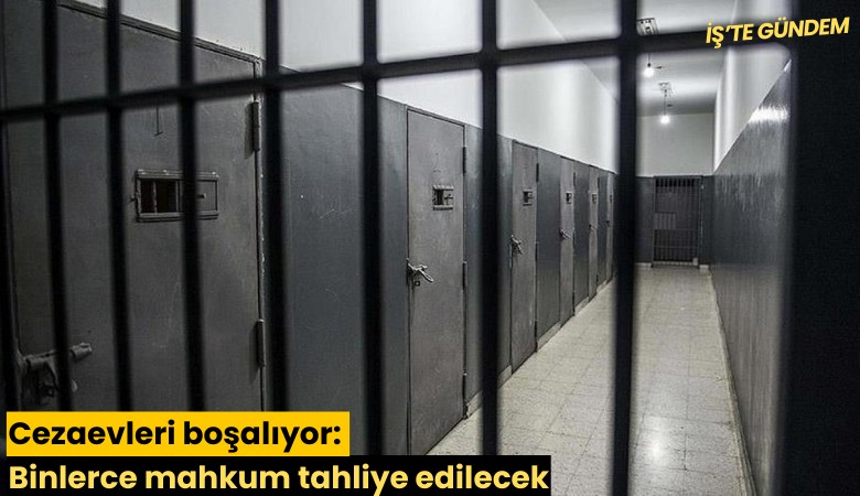 Cezaevleri boşalıyor: Binlerce mahkum tahliye edilecek