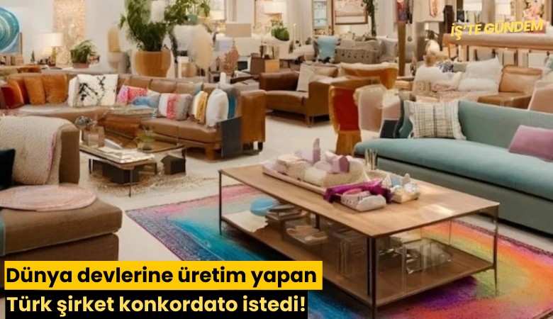 Dünya devlerine üretim yapan Türk şirket konkordato istedi!