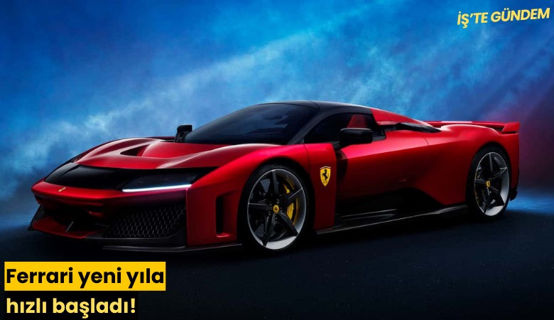 Ferrari yeni yıla hızlı başladı!