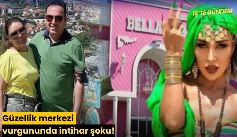 Güzellik merkezi vurgununda intihar şoku!
