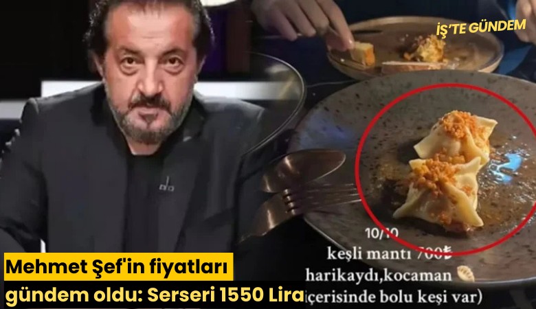 Mehmet Şef'in fiyatları gündem oldu: Serseri 1550 Lira
