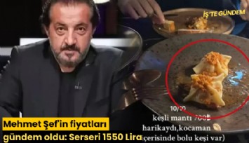 Mehmet Şef'in fiyatları gündem oldu: Serseri 1550 Lira