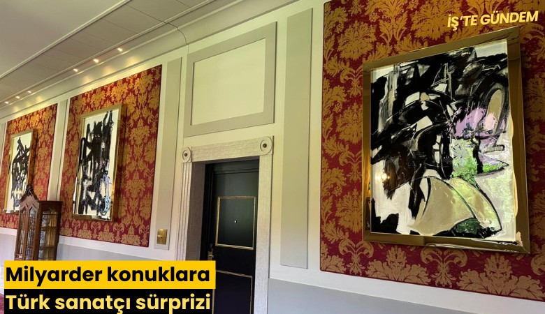 Milyarder konuklara Türk sanatçı sürprizi