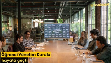 Öğrenci Yönetim Kurulu hayata geçti